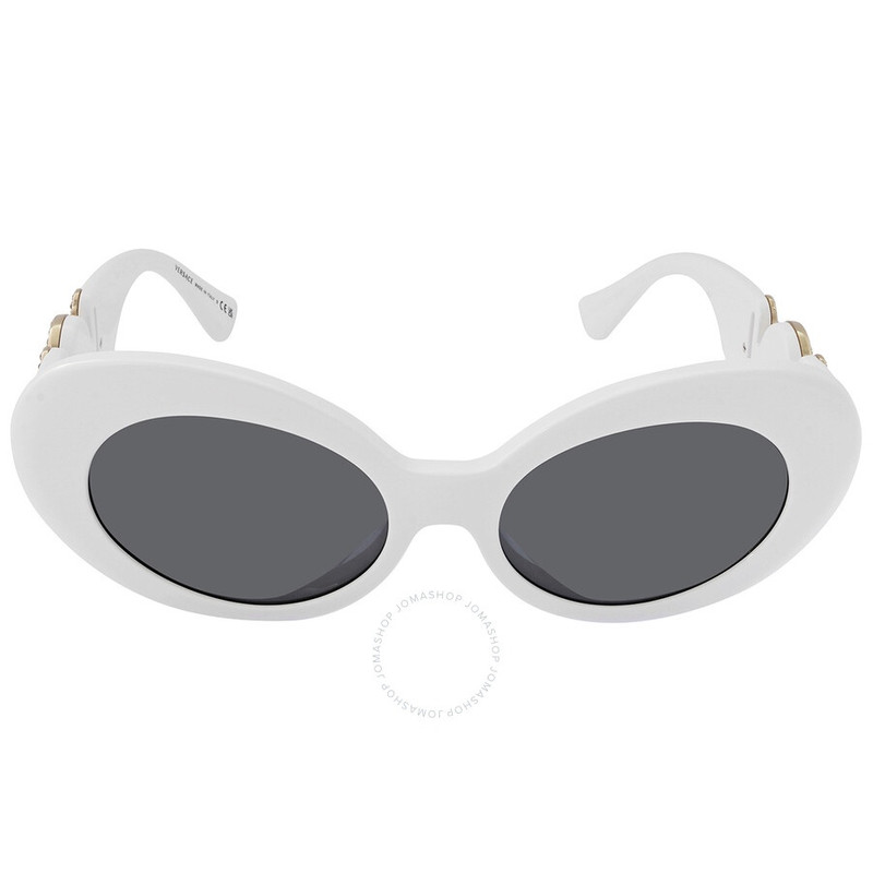 Versace Dark Grey Oval Ladies Sunglasses VE4426BU 314/87 54 1