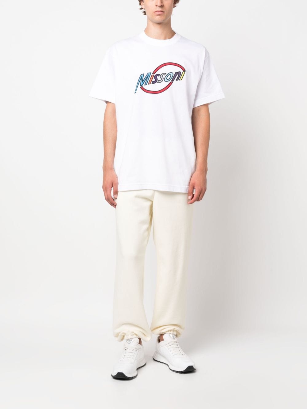 logo-print cotton T-shirt - 2
