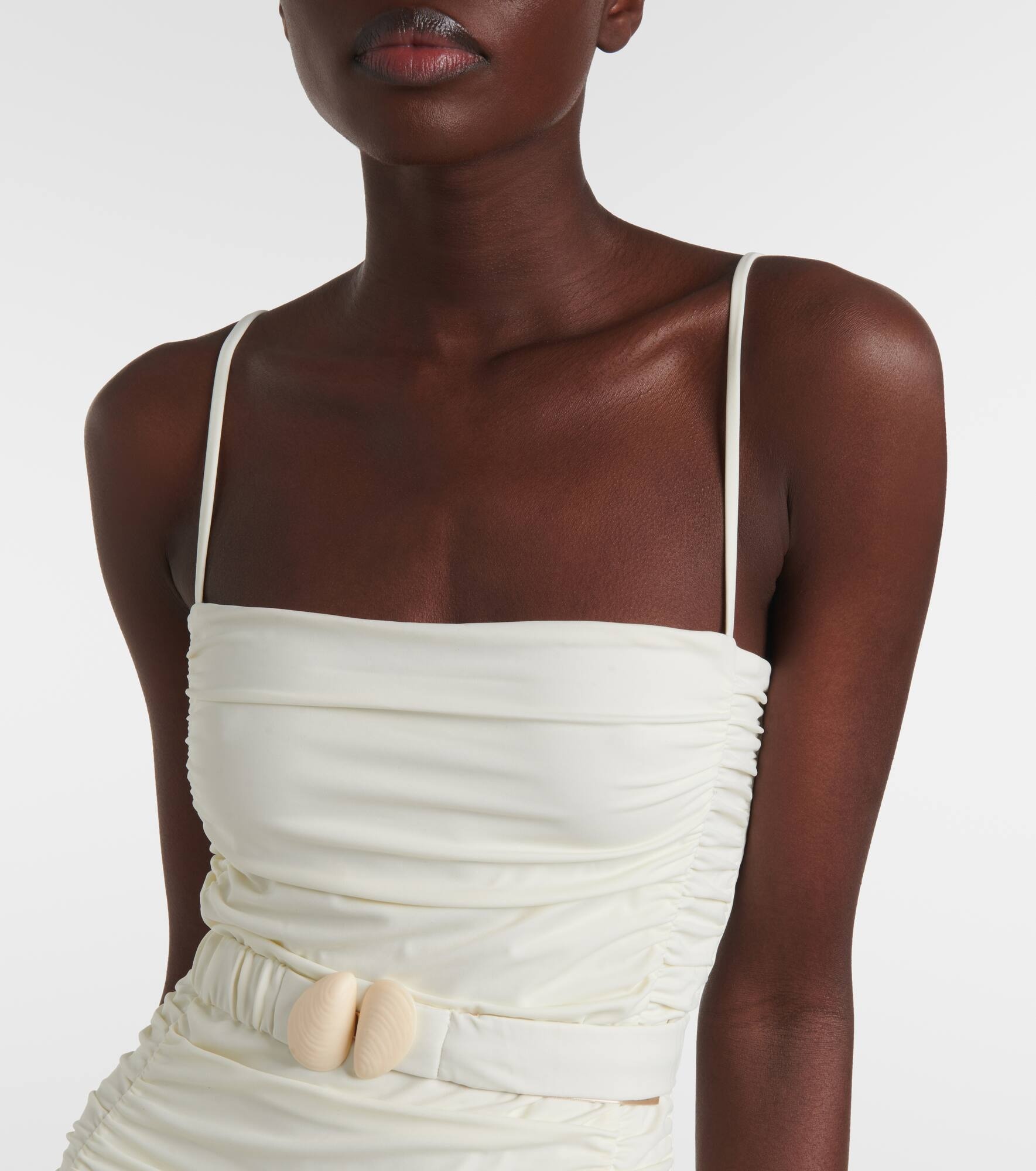 Whispering Tides belted swimsuit - 4