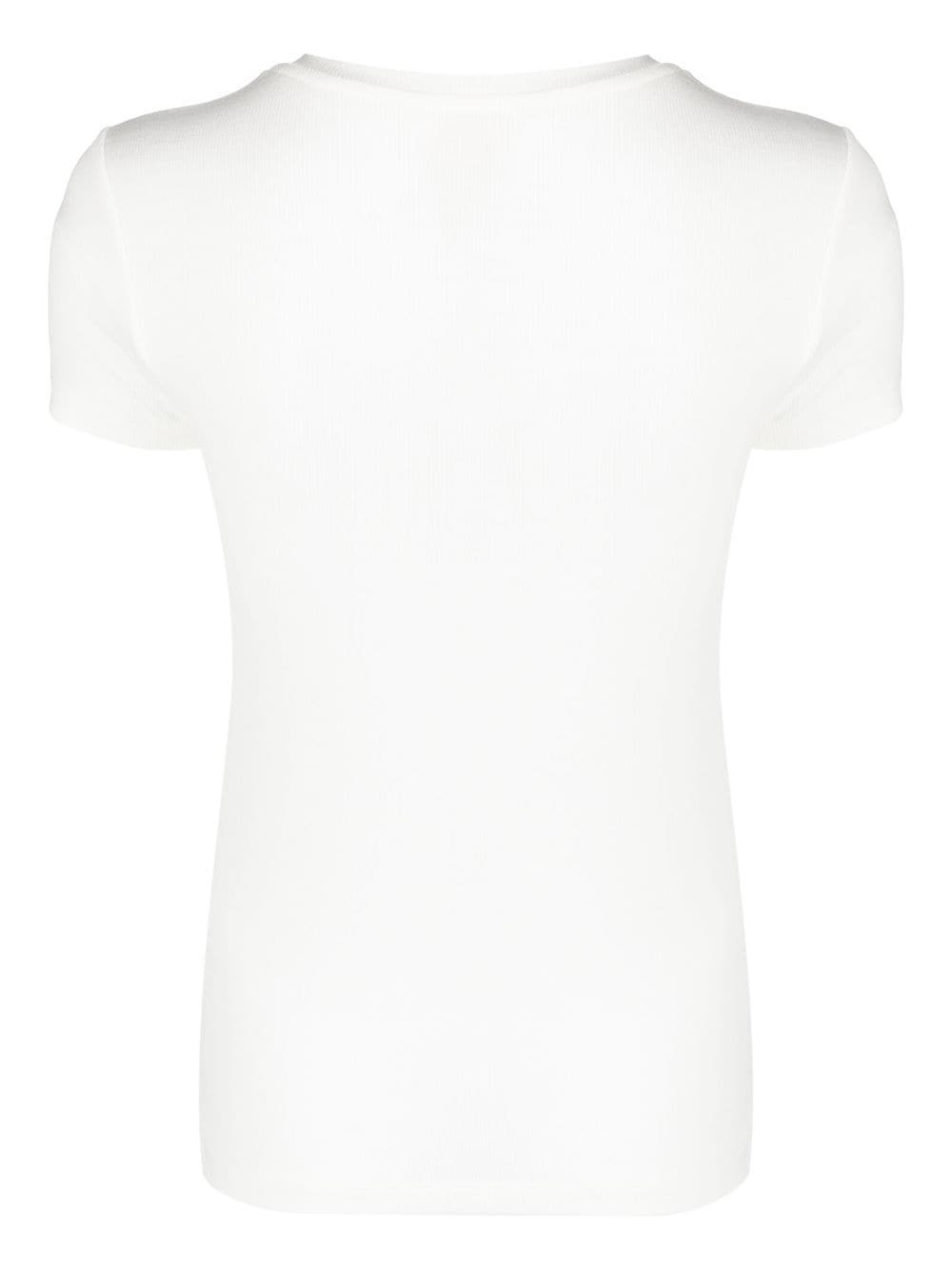round-neck short-sleeved top - 2