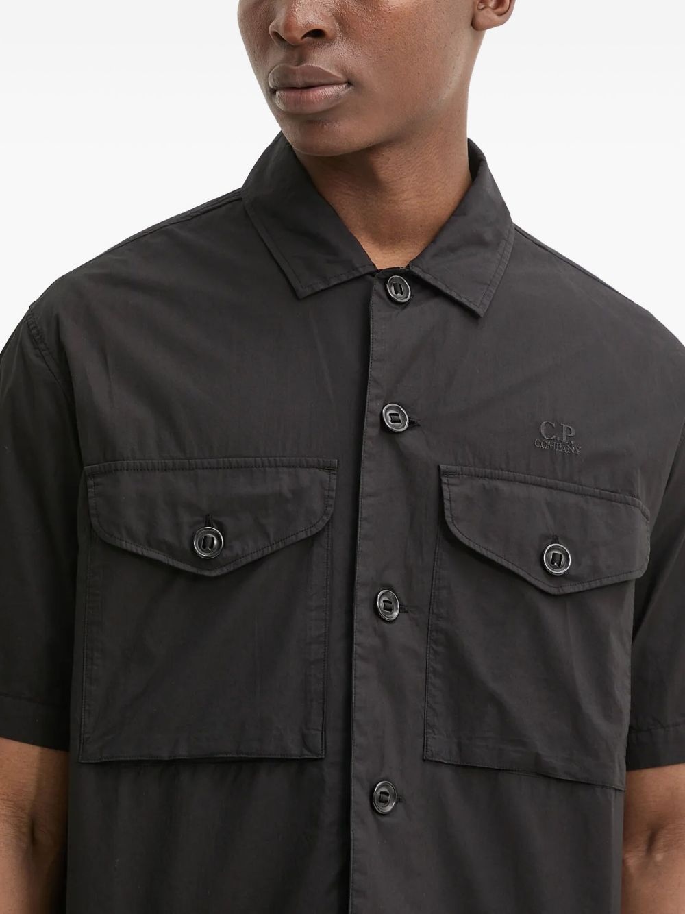 Popeline pocket short-sleeve shirt - 5