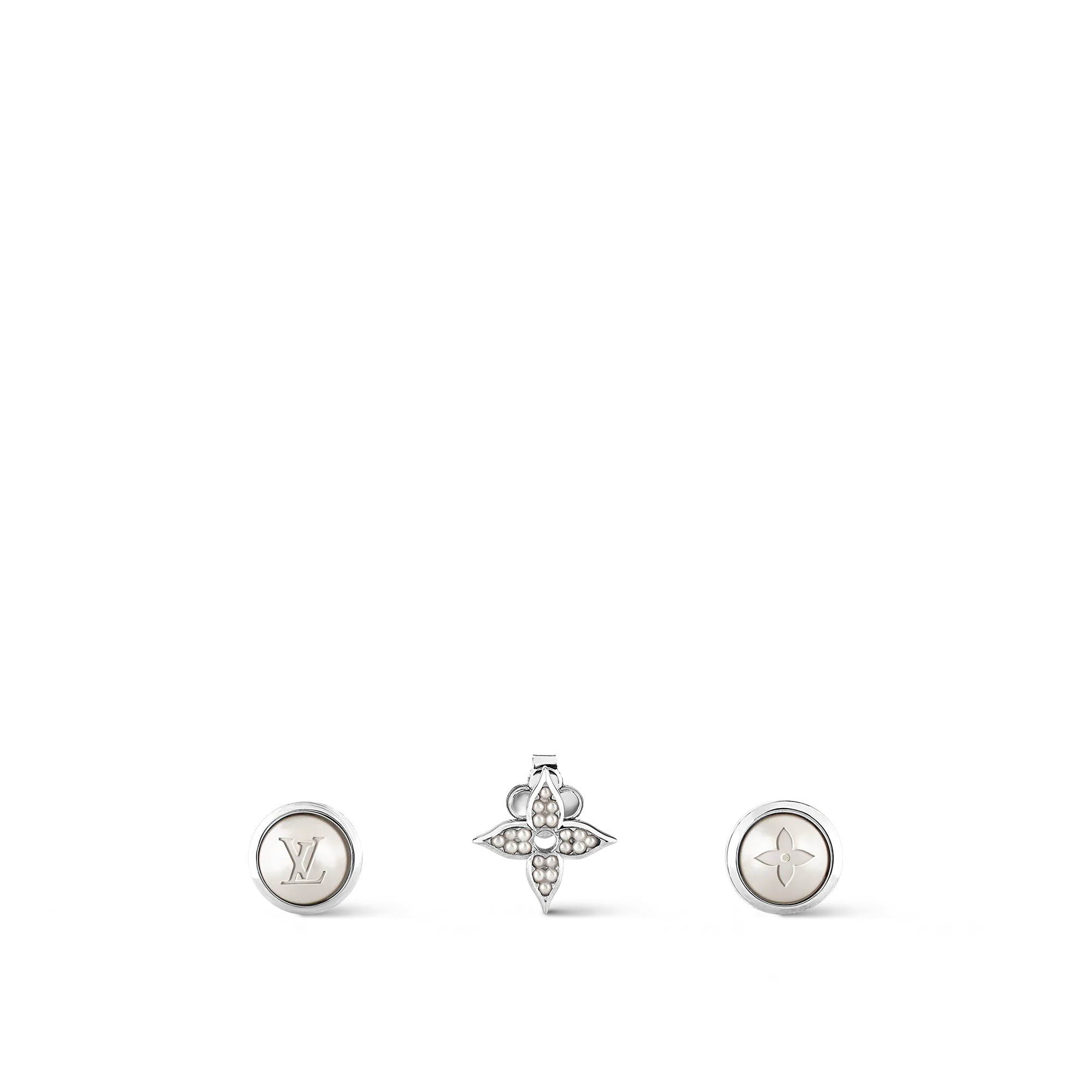 Pearls Fusion Set of 3 Earrings - 1