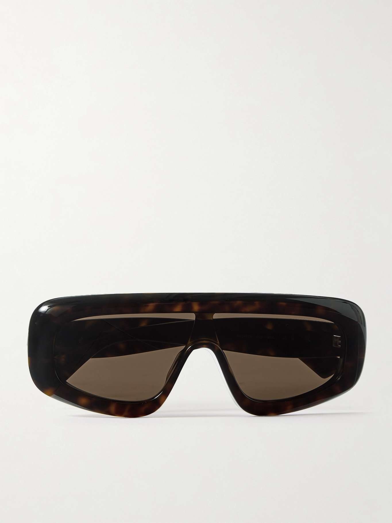 D-frame tortoiseshell acetate sunglasses - 1