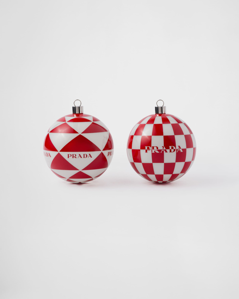 Glass Christmas ornament set 1