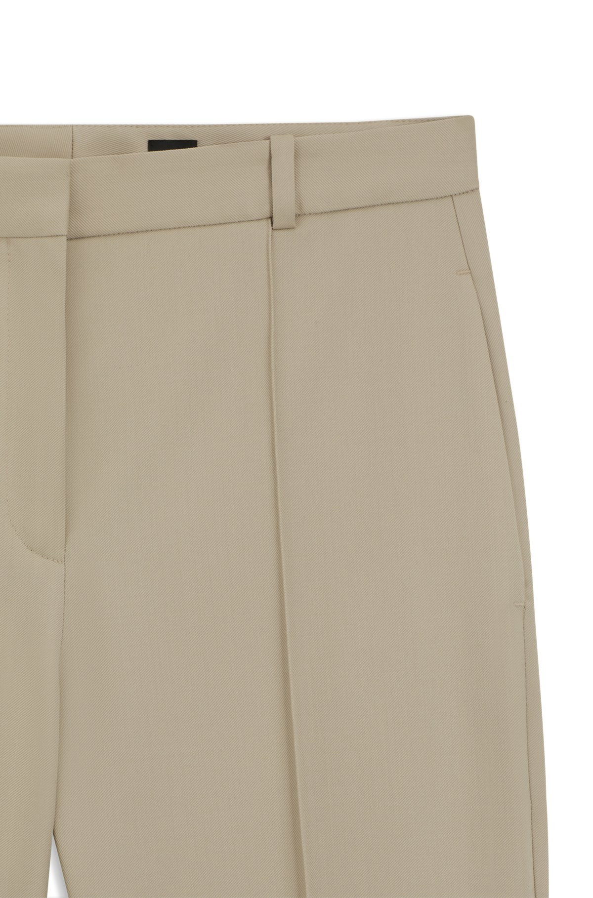 REGULAR-FIT TROUSERS IN VIRGIN-WOOL TWILL - 6