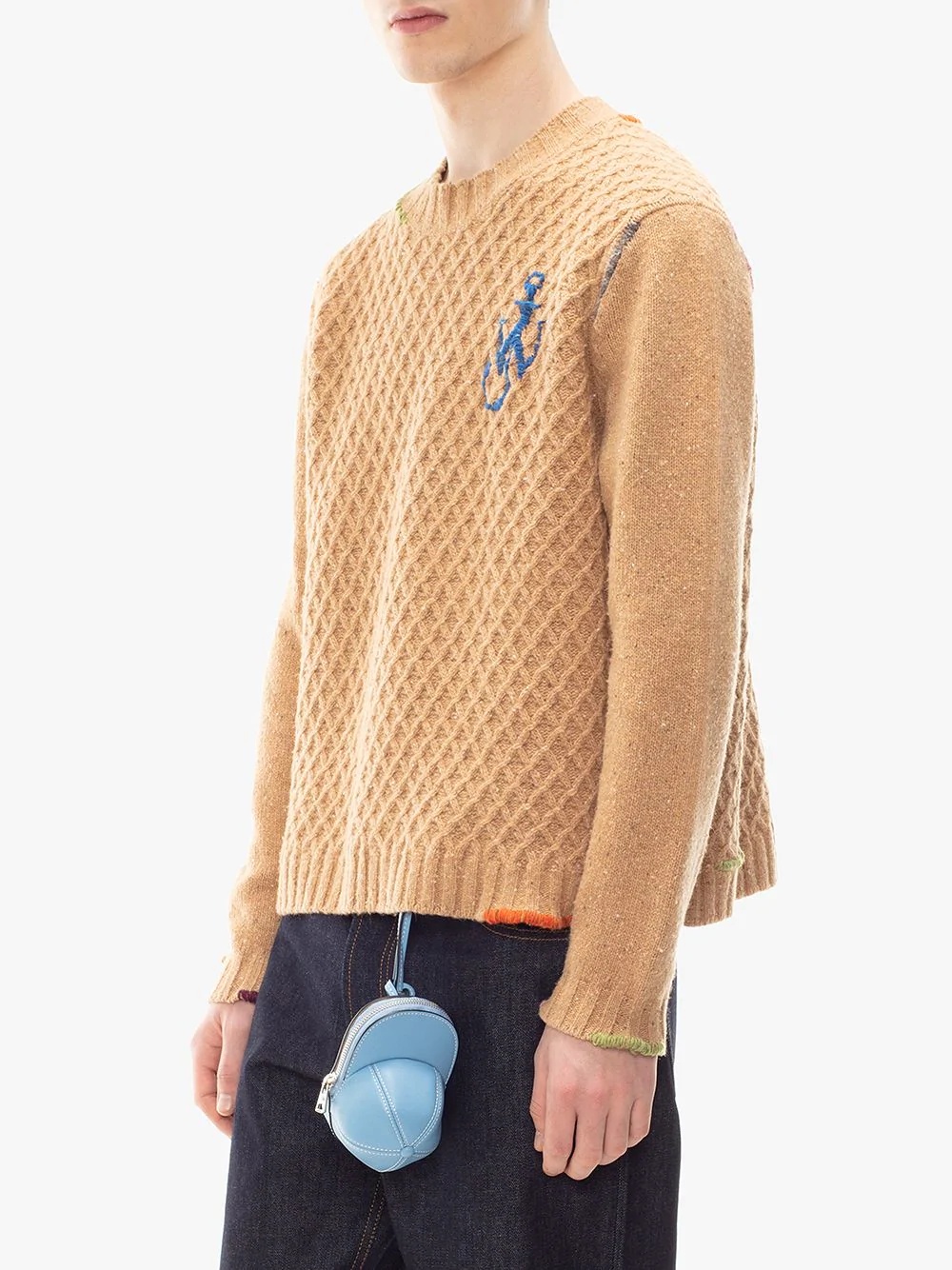 crew neck knitted jumper - 3