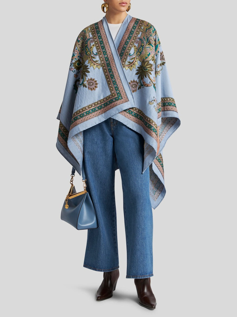 Etro FIL COUPÉ JACQUARD CAPE outlook