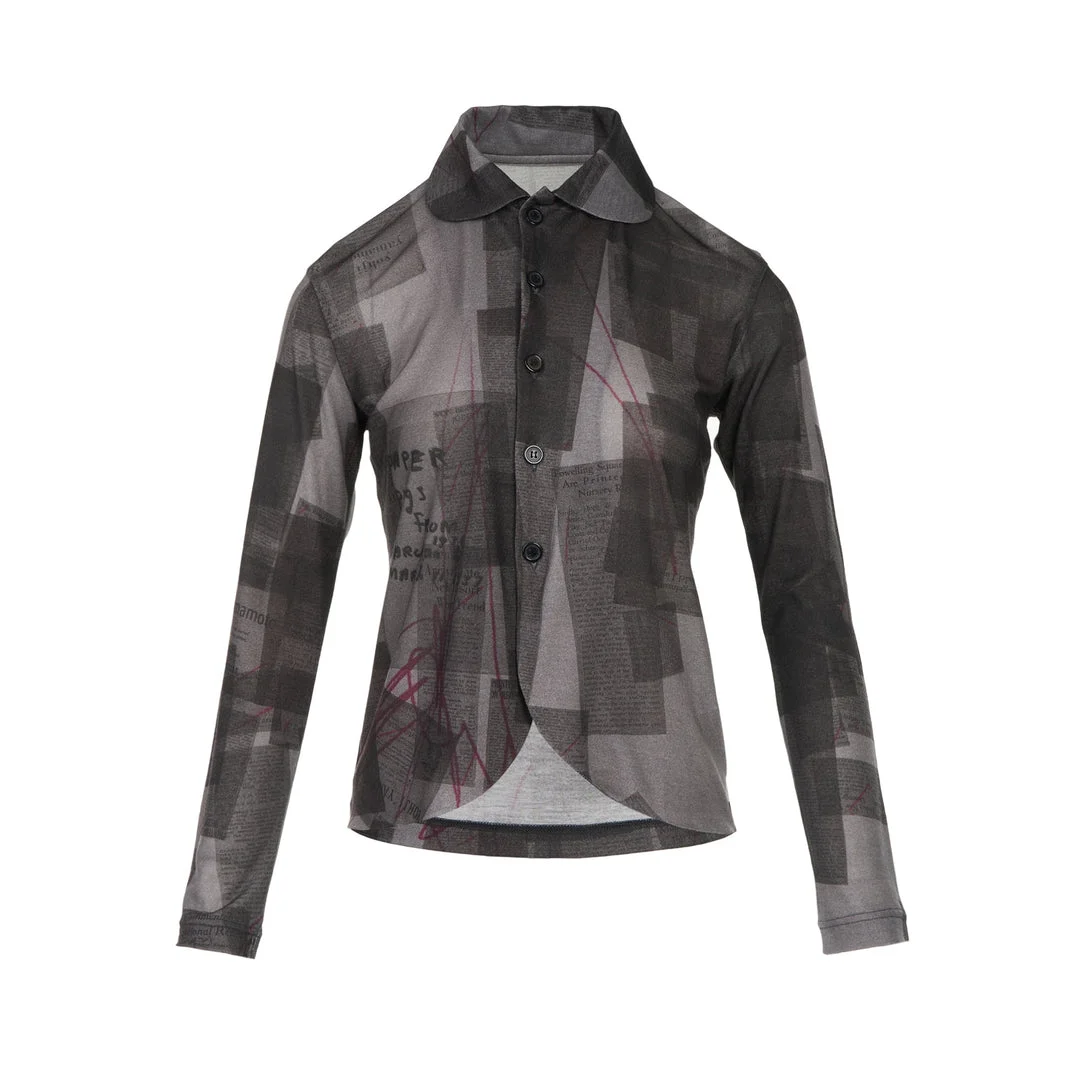 Round Collar Cardigan - 1