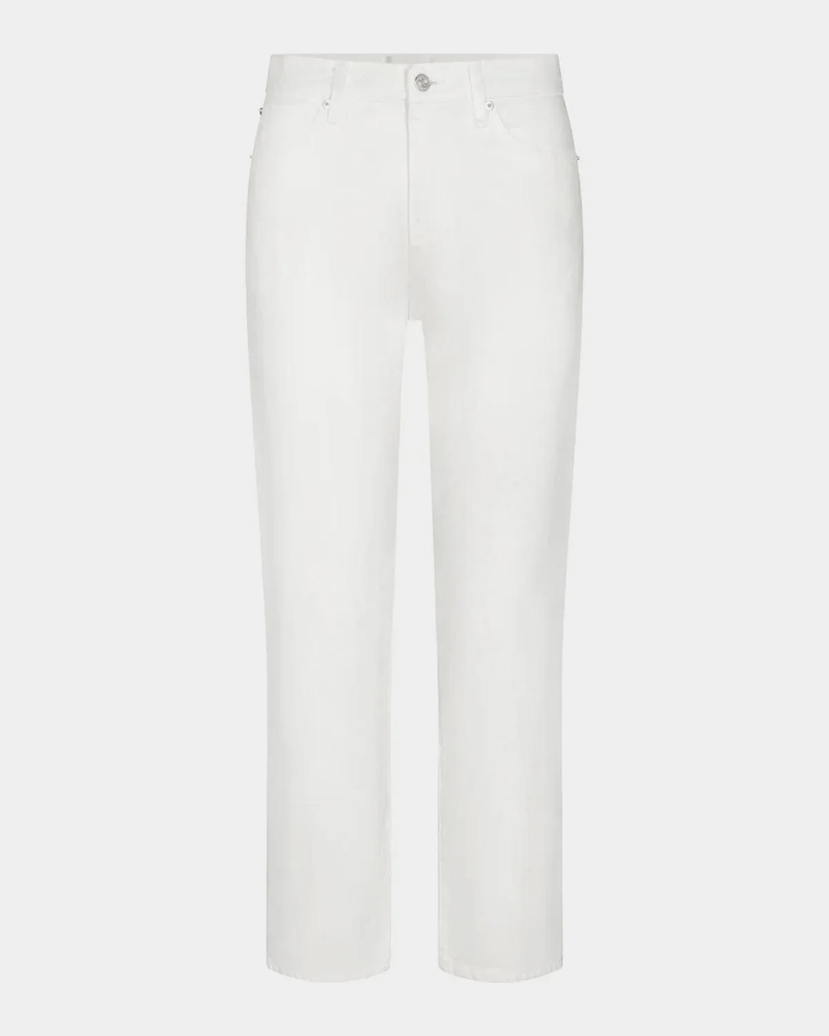 The Hang Coated Straight-Leg Jeans - 1