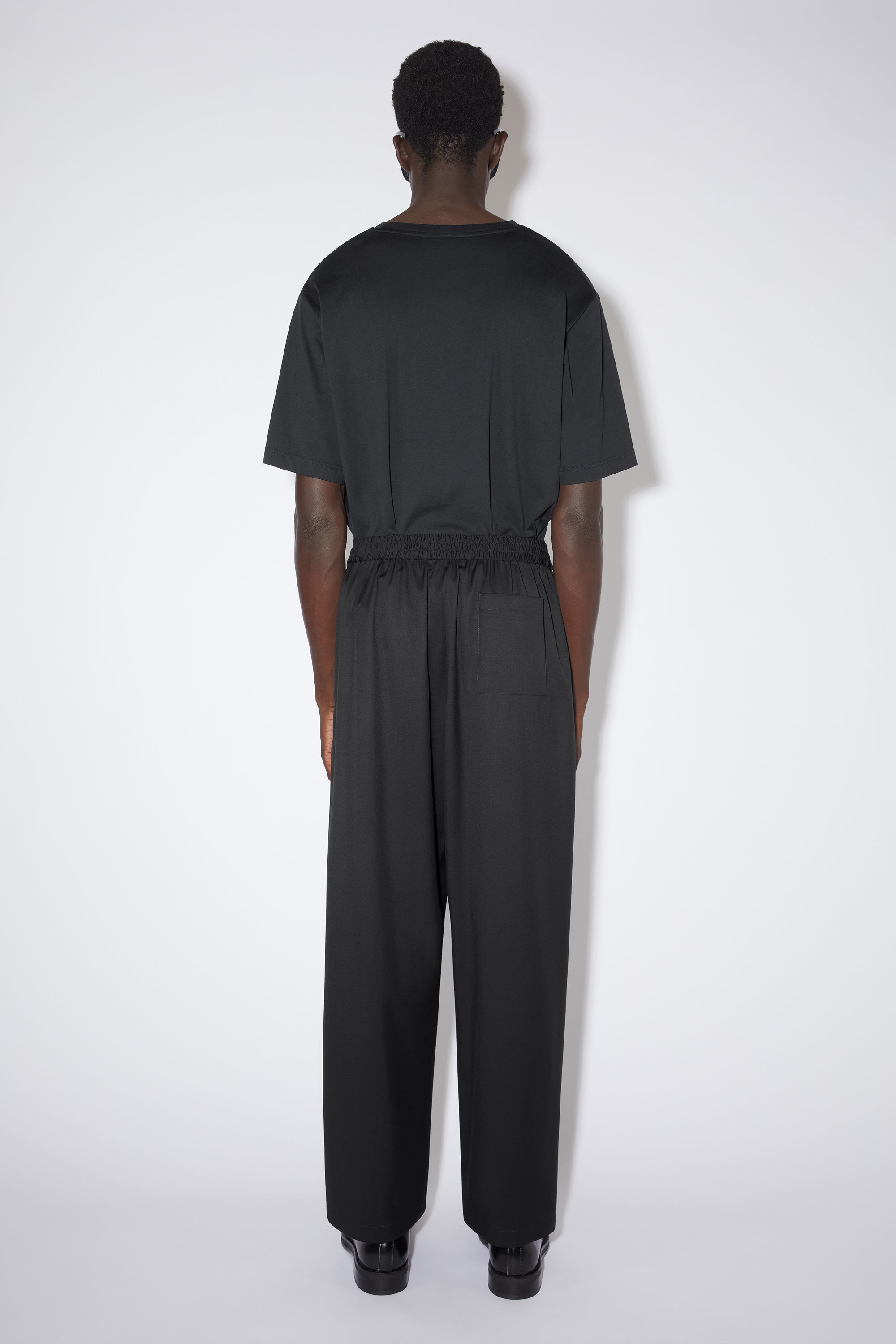 Wool trousers - Black - 3