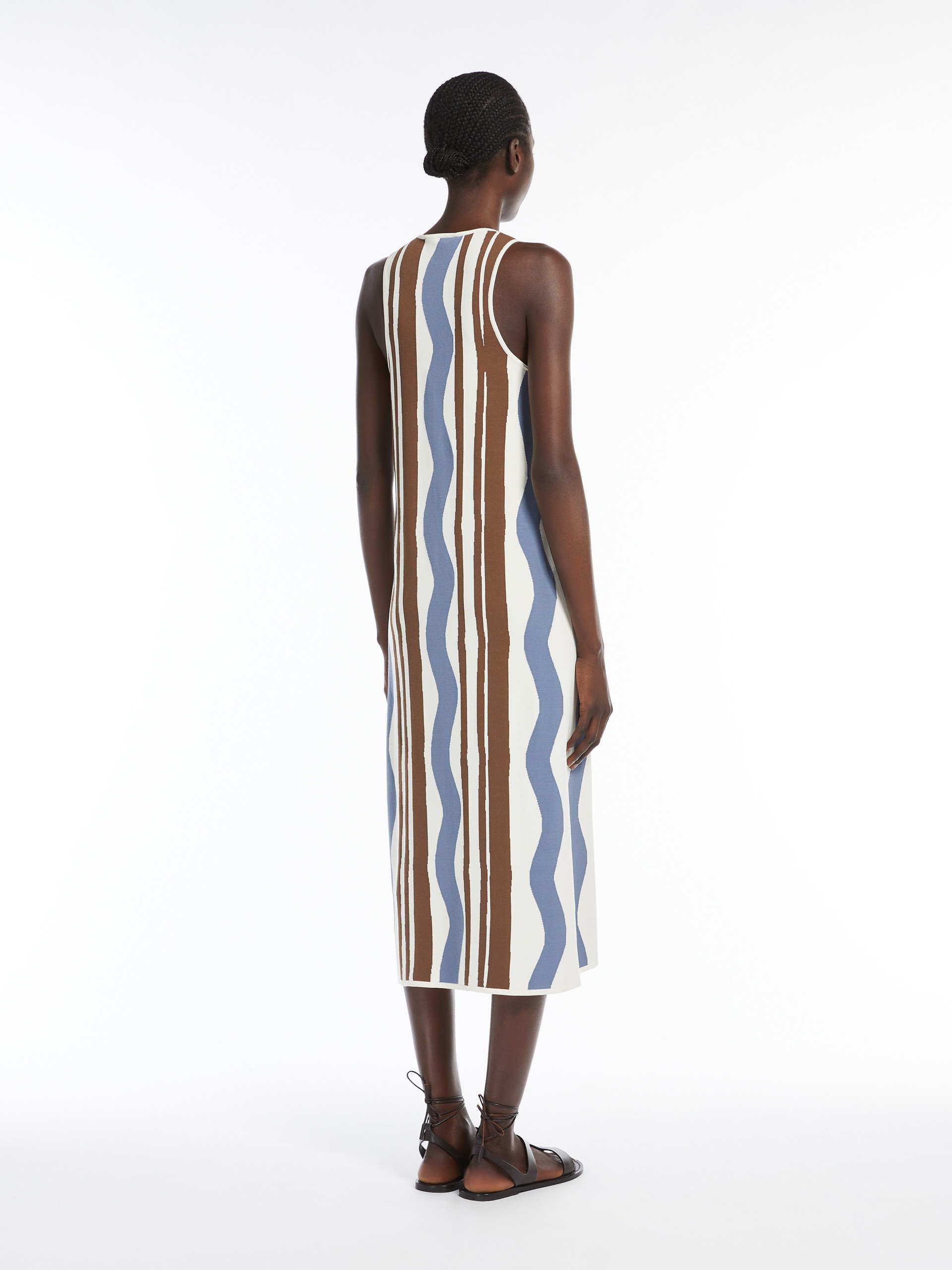 LACCA Patterned viscose yarn dress - 4