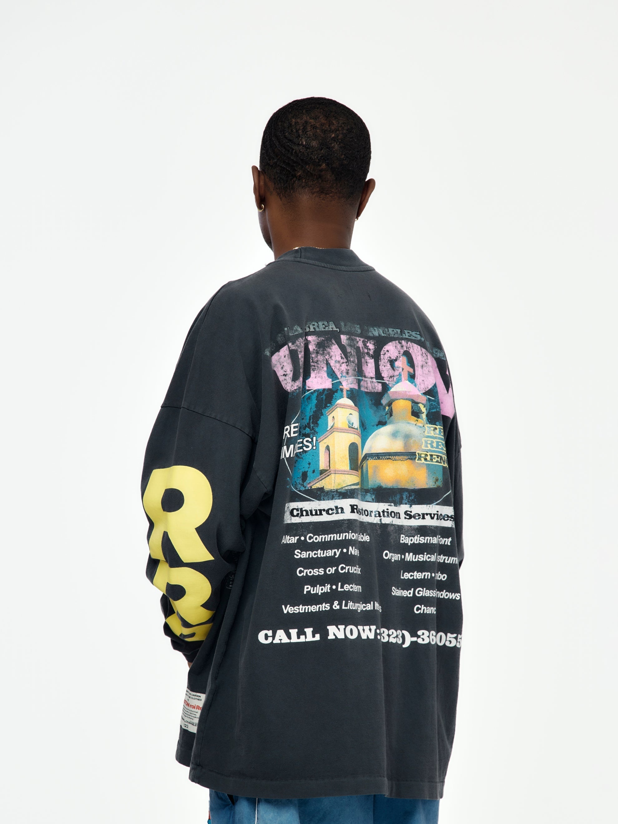 BABYLON MYSTERY LS TEE  (VINTAGE BLACK) - 3