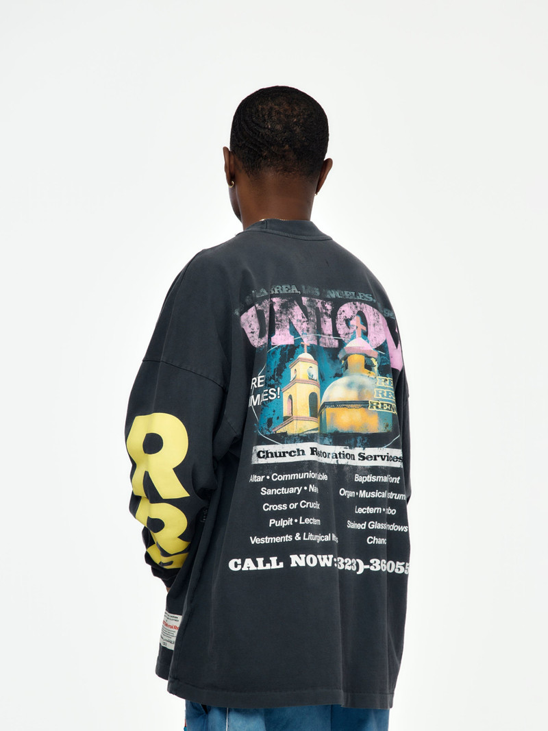 RIVINGTON roi Rebis BABYLON MYSTERY LS TEE  (VINTAGE BLACK) outlook