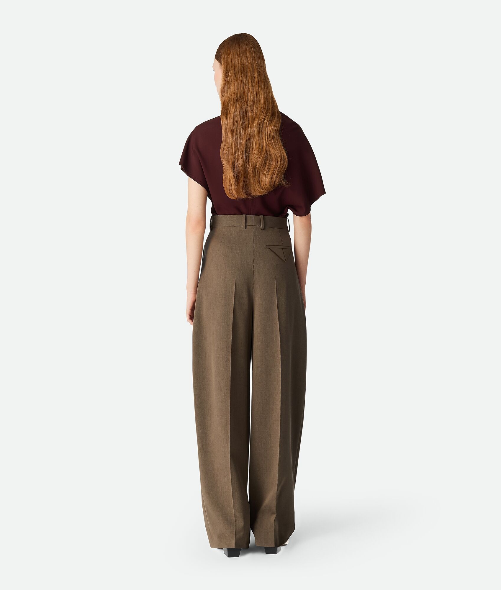 Wool Straight Trousers - 3