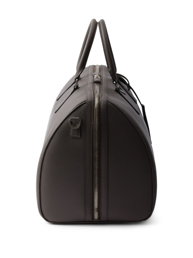 Saffiano leather holdall bag 4