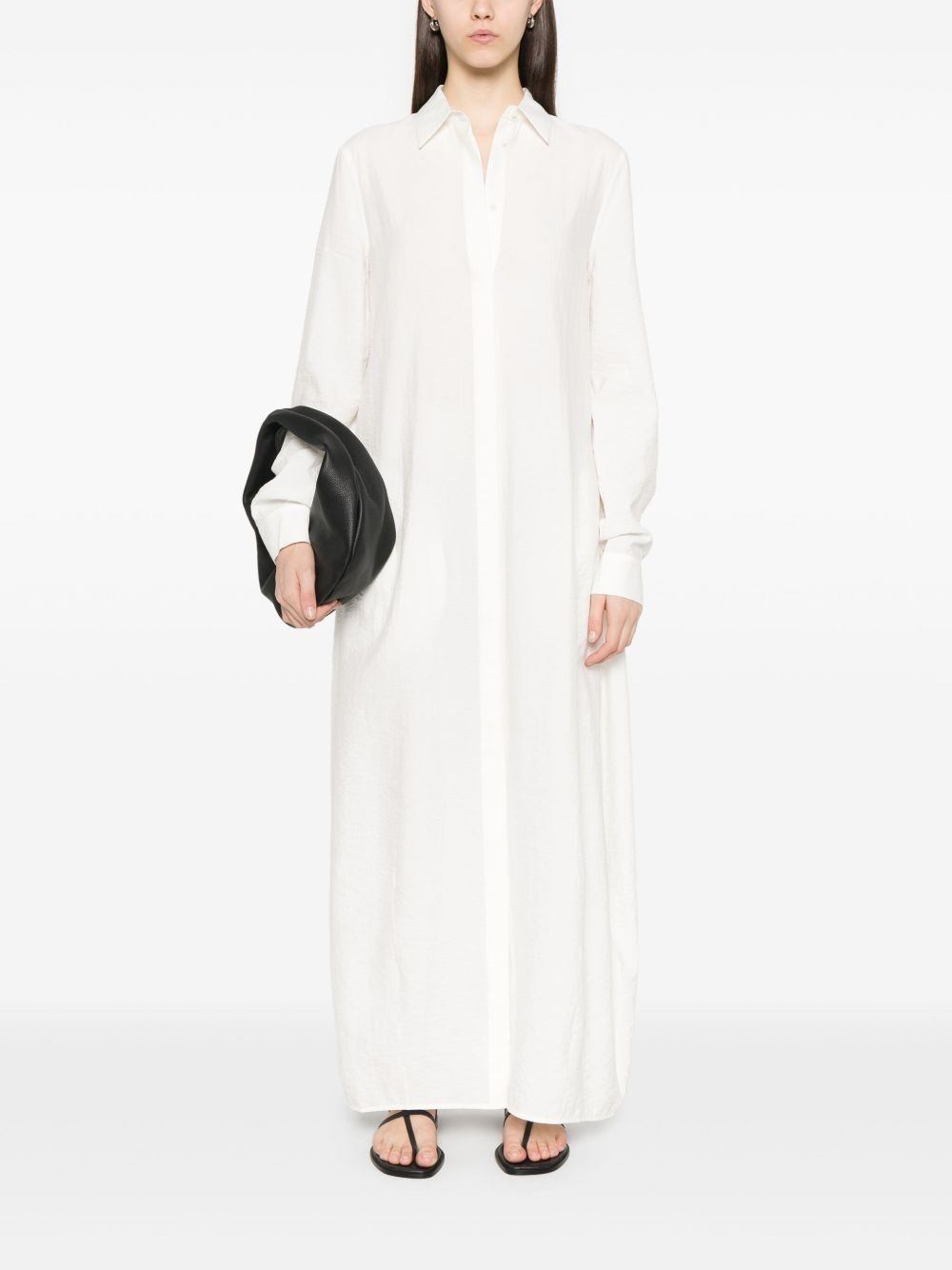 parachute maxi shirt dress - 2