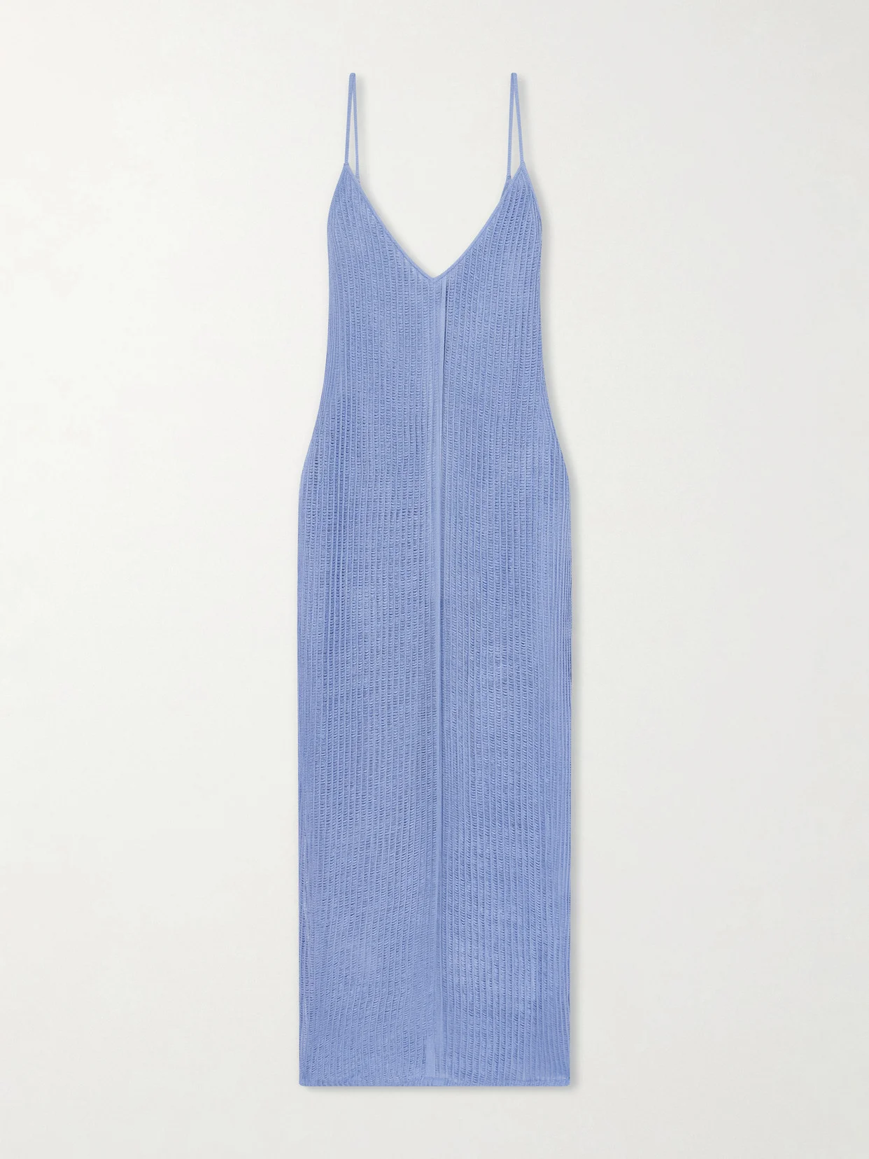 Luna Open-knit Midi Dress - 1