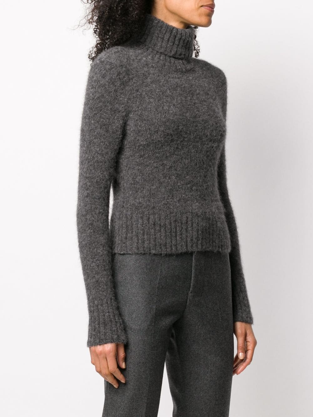 turtleneck knitted  jumper - 3