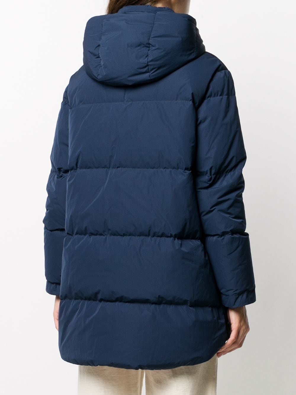 feather down hooded parka - 4