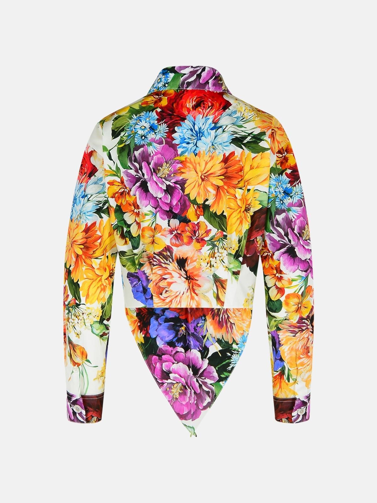 FLORAL PRINT COTTON SHIRT - 3
