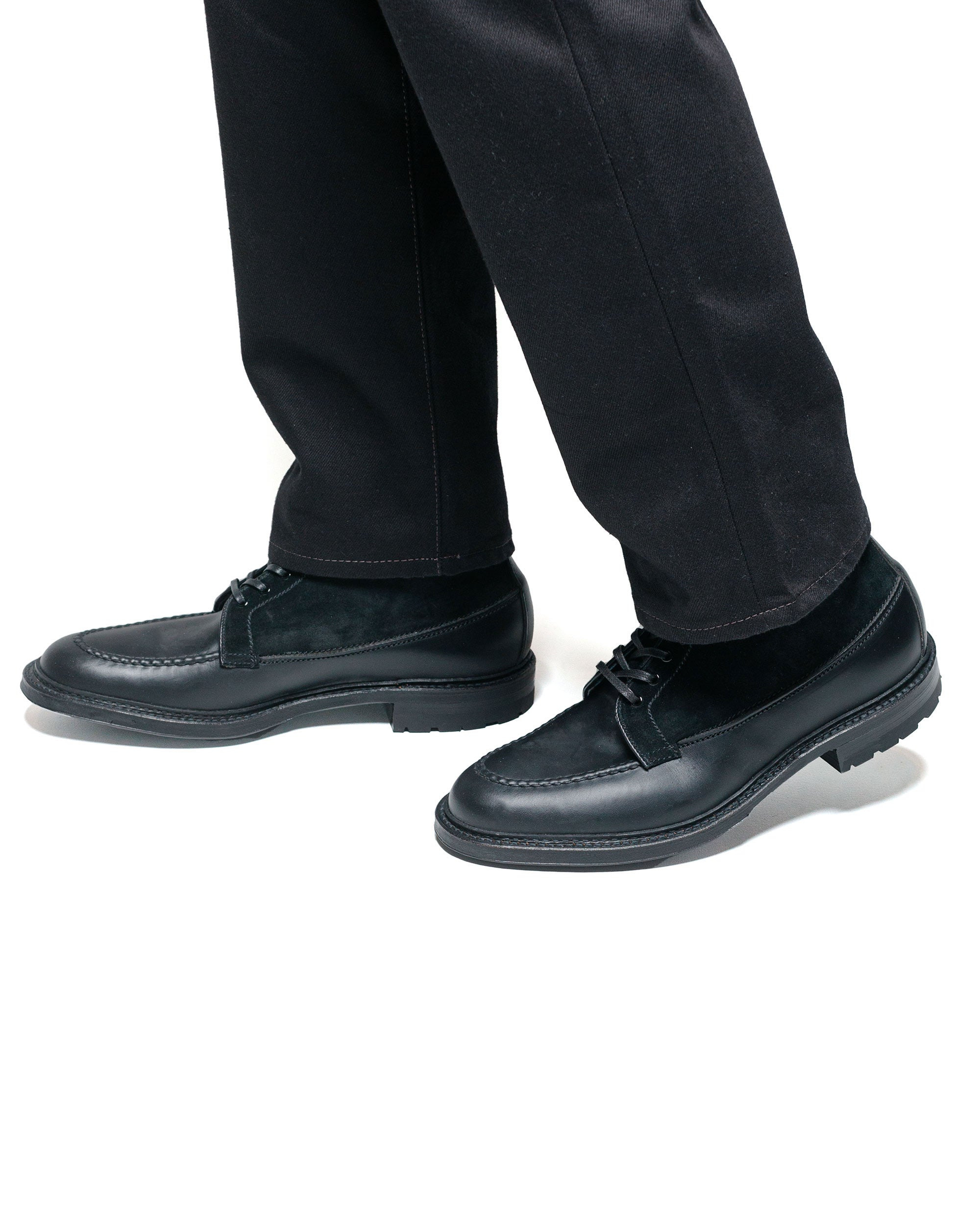 Black Michigan Boot With Commando Sole - 6