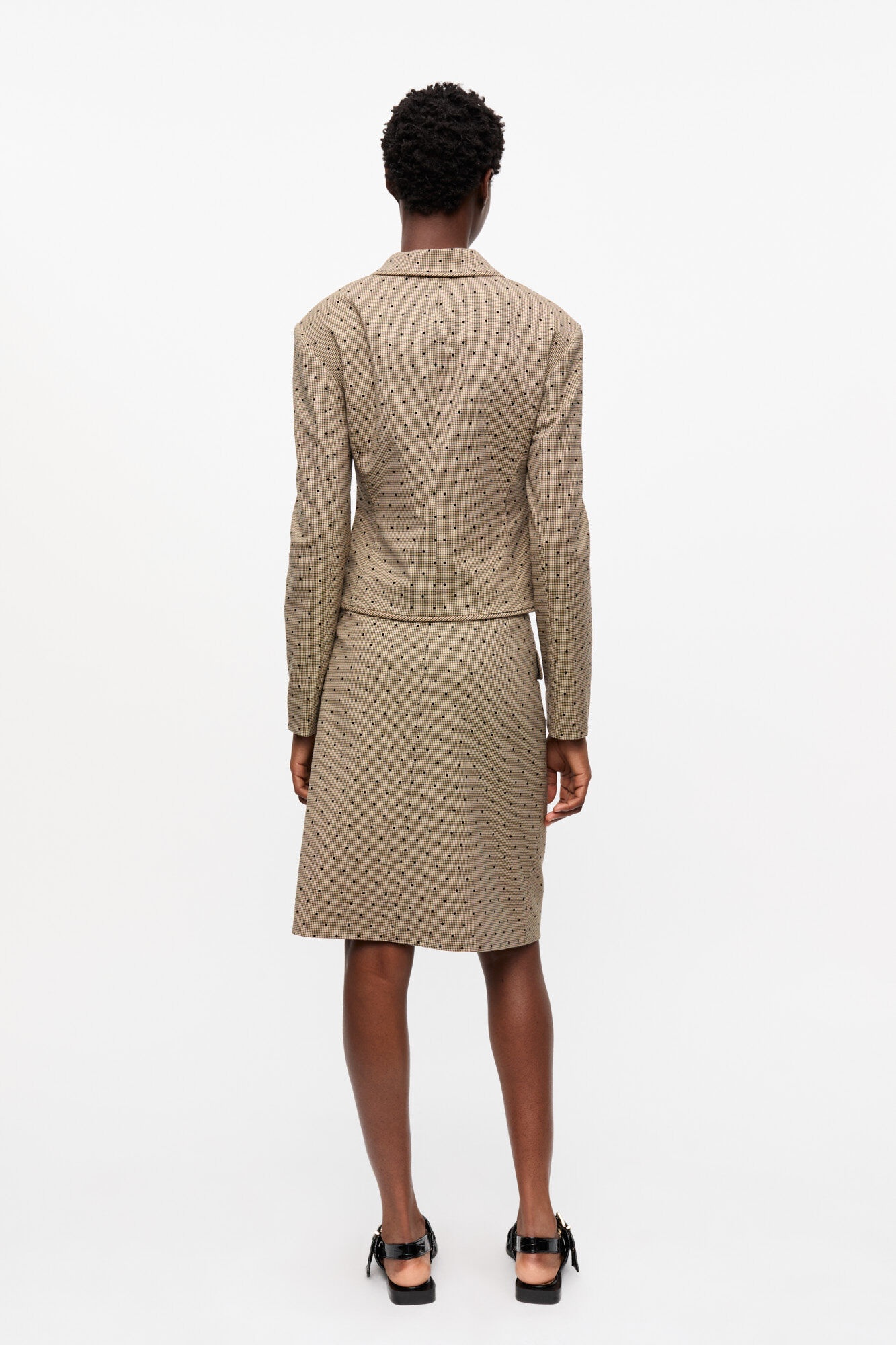 FLOCK CHECK SUITING BLAZER - 4