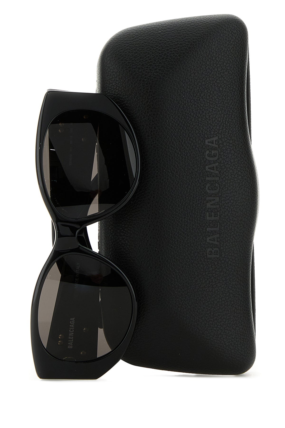 Black acetate Nano Round sunglasses - 3