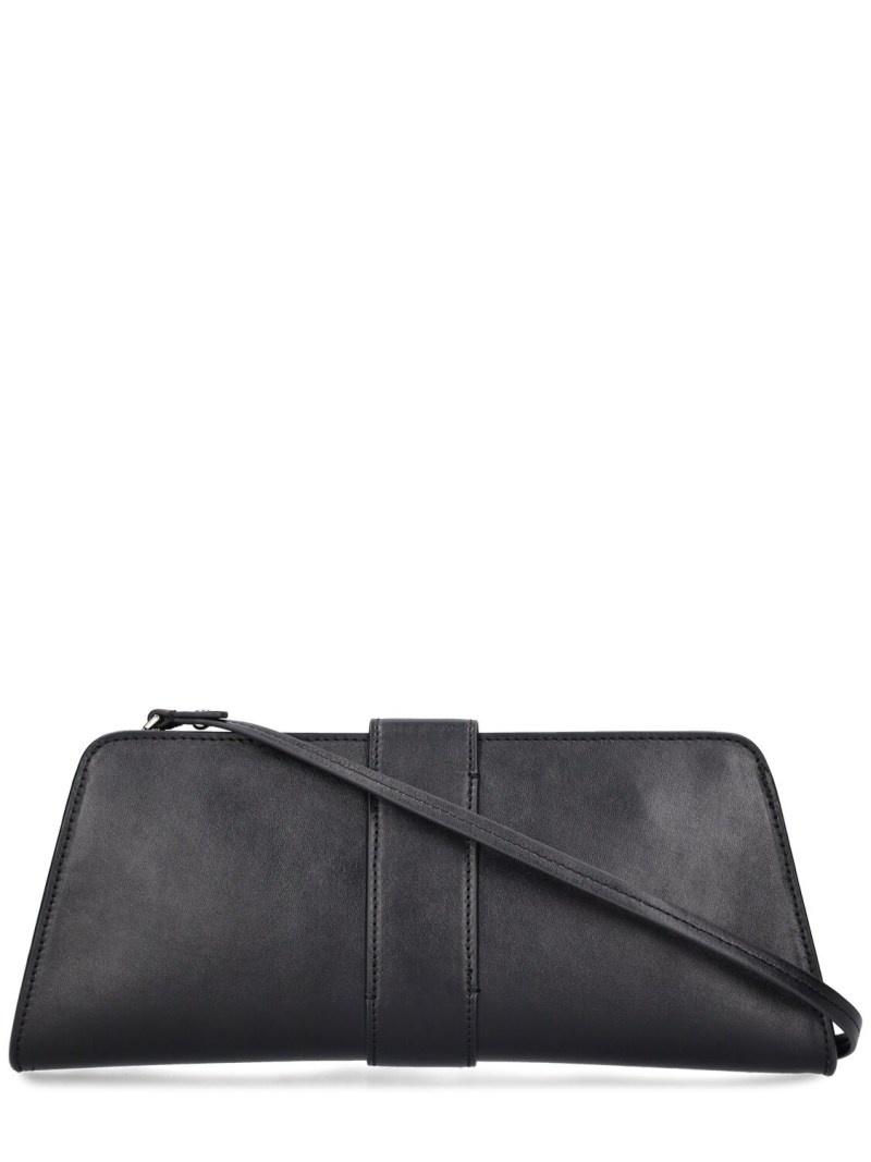 Clic elongated faux leather clutch - 5