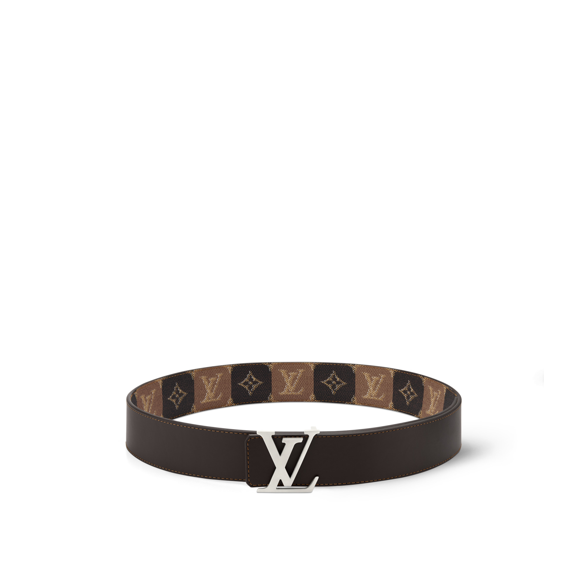 LV Initiales College Monogram Heritage 40mm Reversible Belt - 3