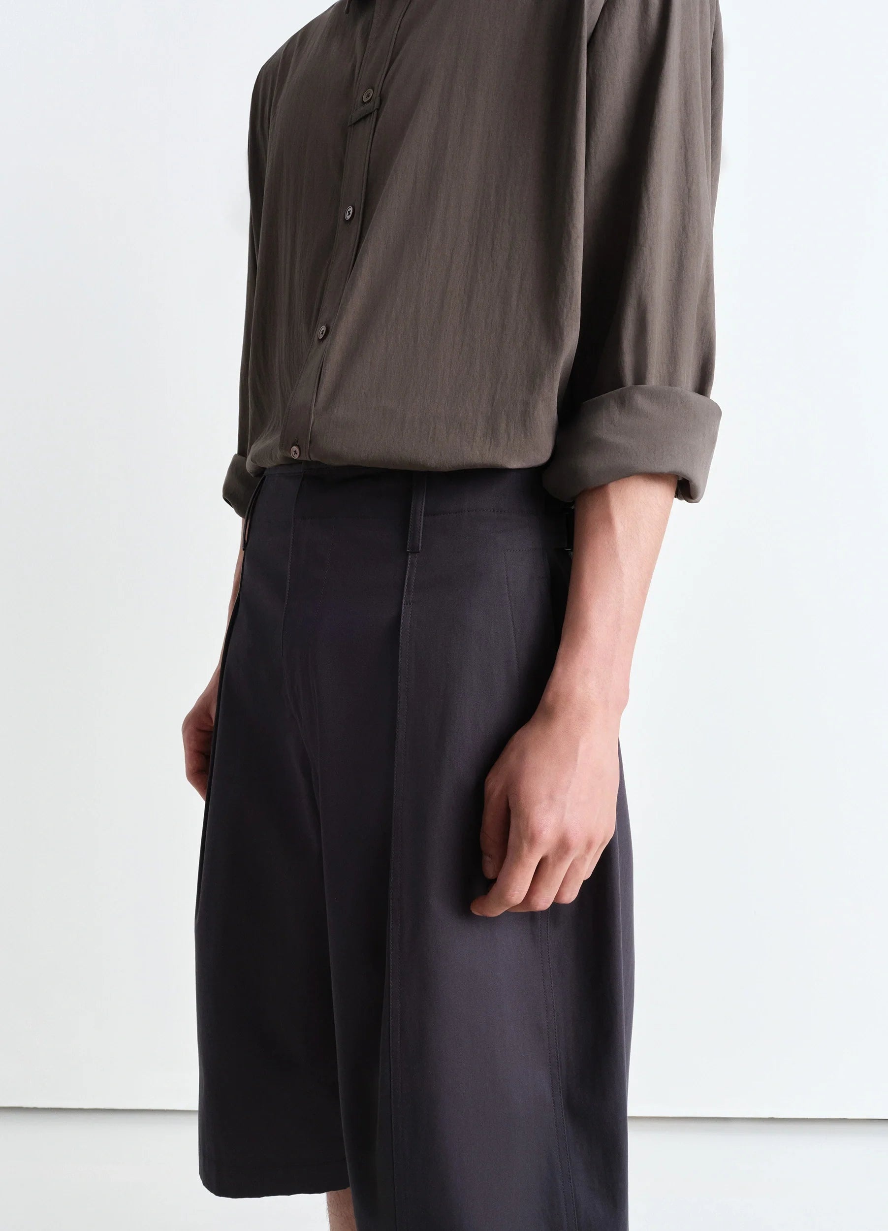 MAXI PLEATED BERMUDA - 4