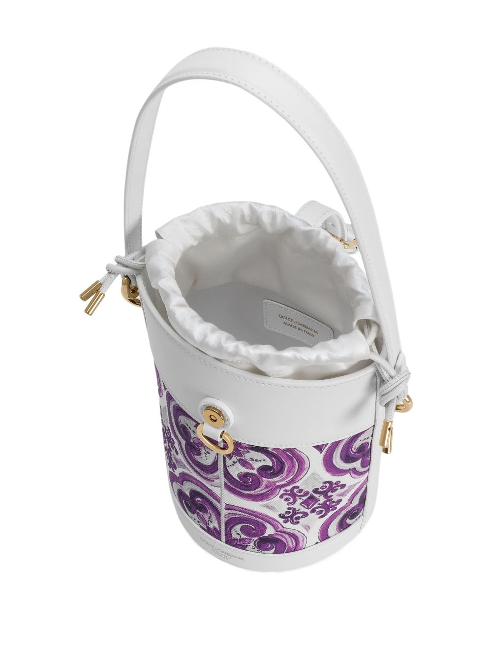 floral-print bucket bag - 5