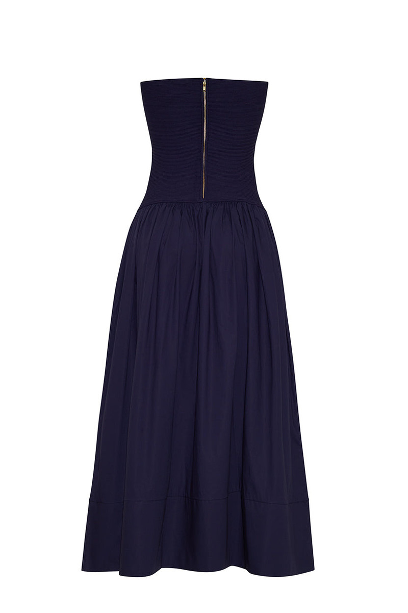 Glasbury Dress A Stunning Fusion of Knit and Cotton 3