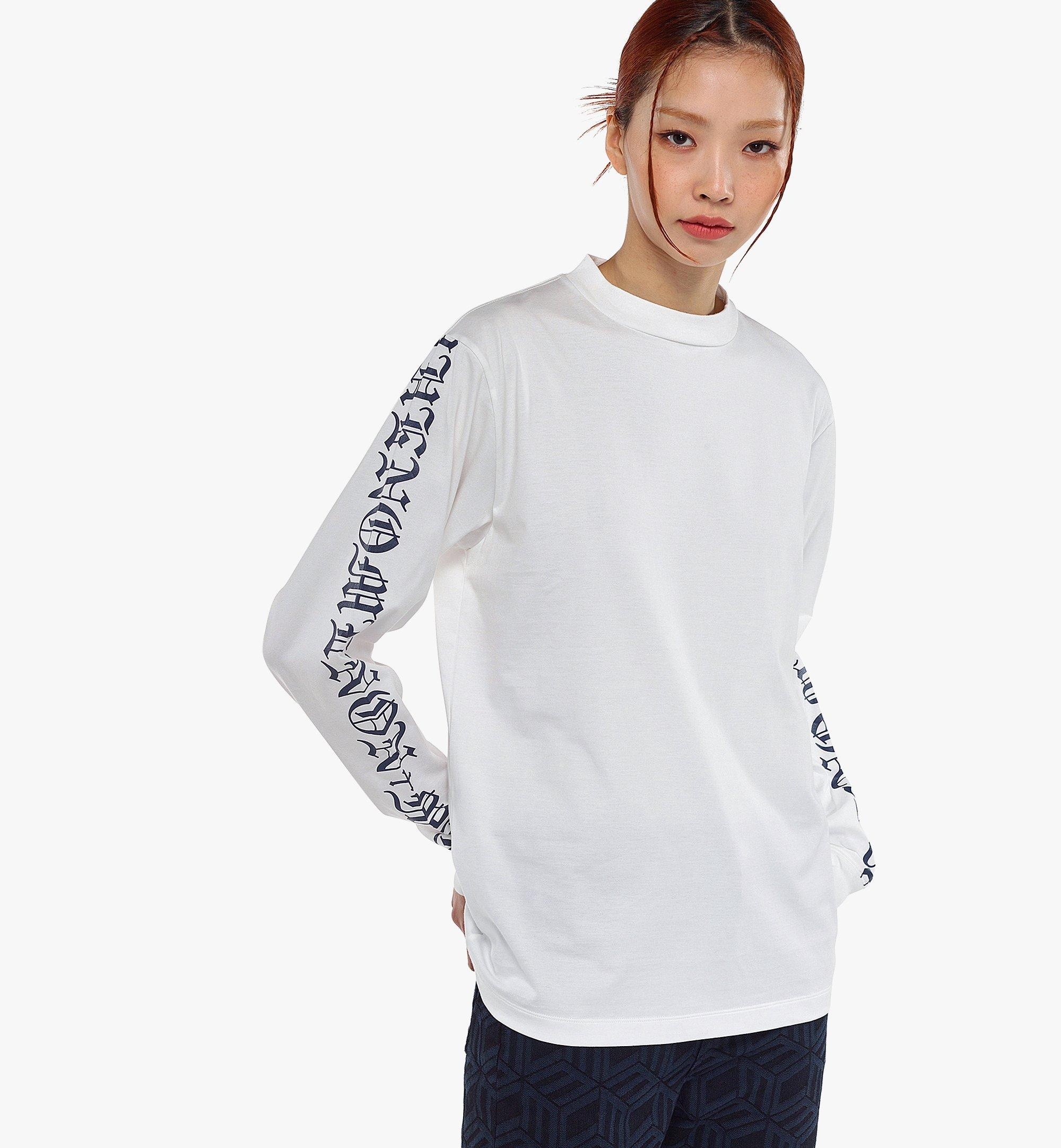 Men's PHENOMENON+MCM Logo Print Long Sleeve T-Shirt - 5