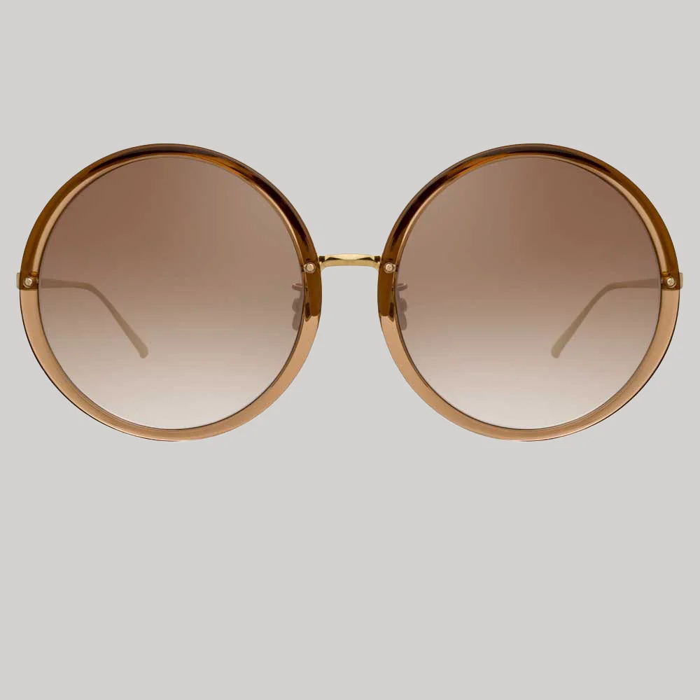THE KEW | OVERSIZED SUNGLASSES IN BROWN FRAME (C34) - 1