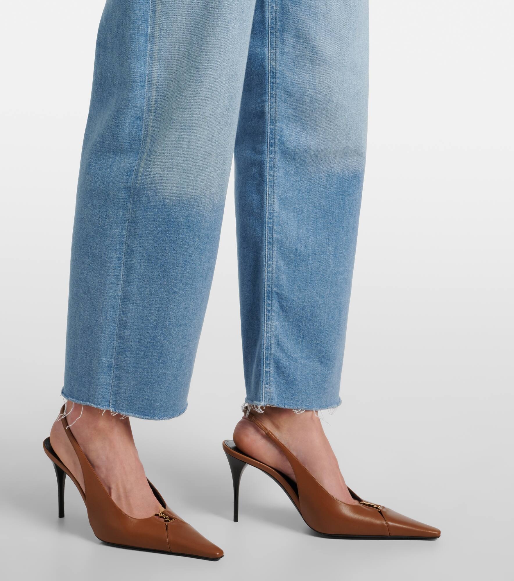 Palma high-rise straight jeans - 6