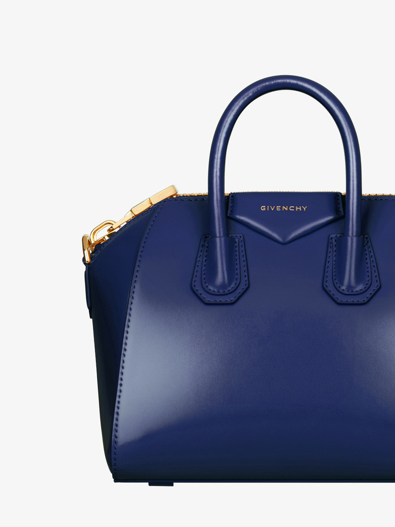 MINI ANTIGONA BAG IN BOX LEATHER 5