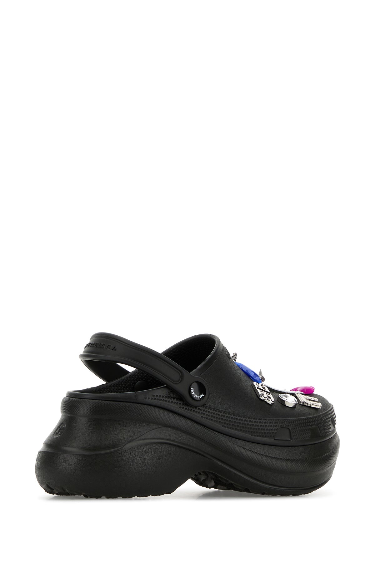 Black rubber Balenciaga X Crocsâ„¢ mules - 3