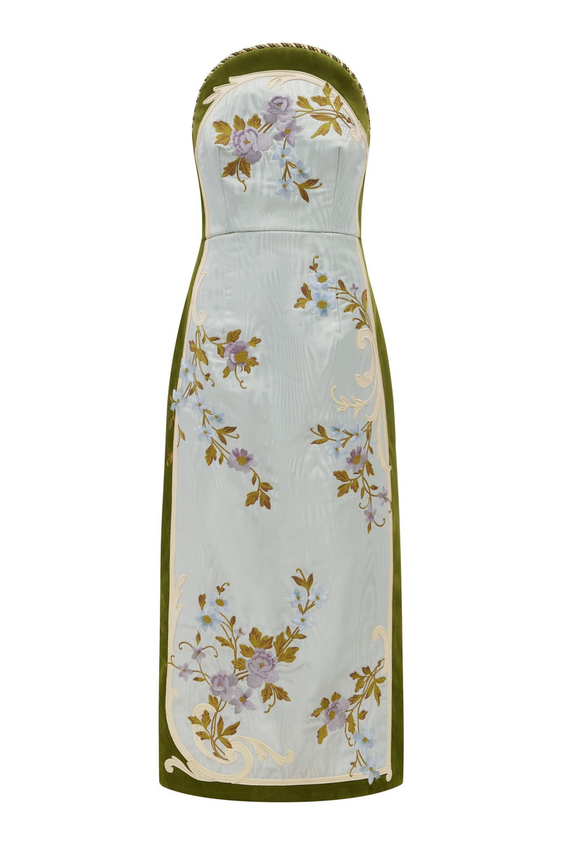 Odessa Embroidered Midi Dress 1