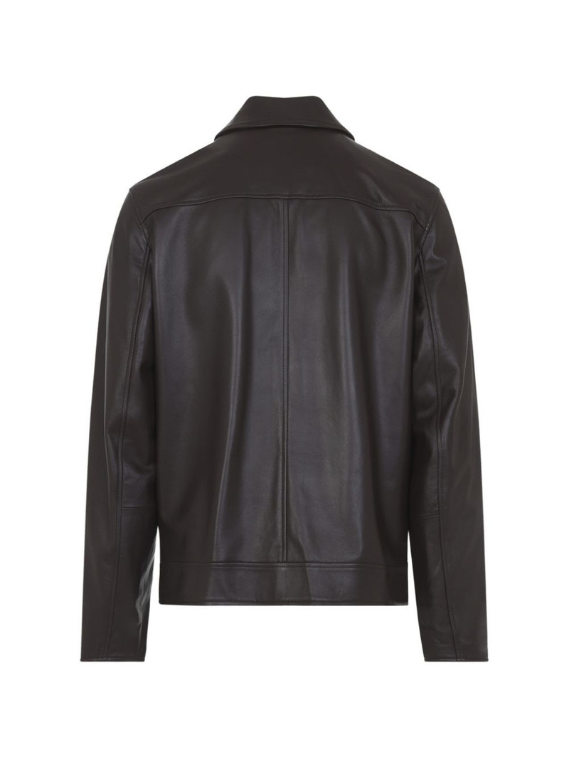 Paul Smith zipped leather jacket outlook