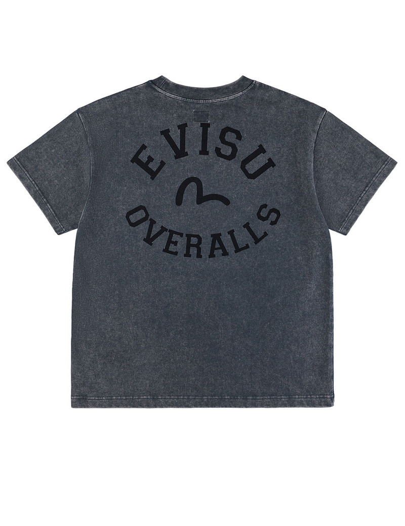 Logo and Seagull Embroidery Relax Fit T-shirt 1