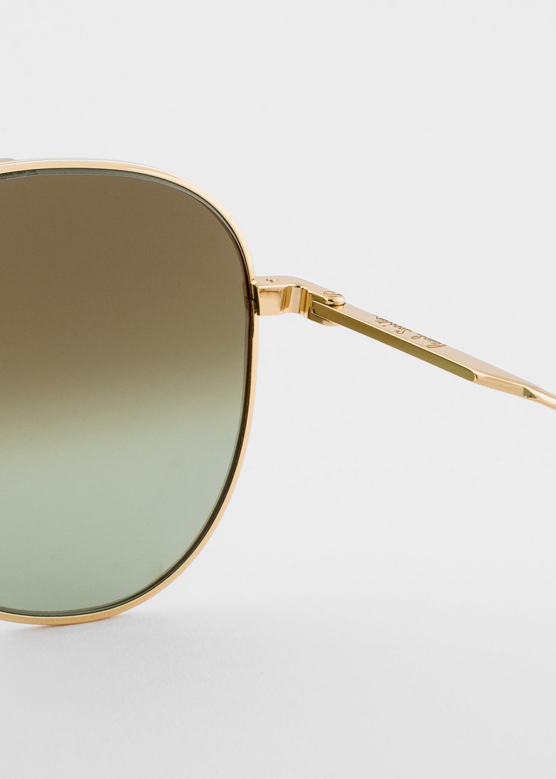 Shiny Gold 'Dylan' Sunglasses 4
