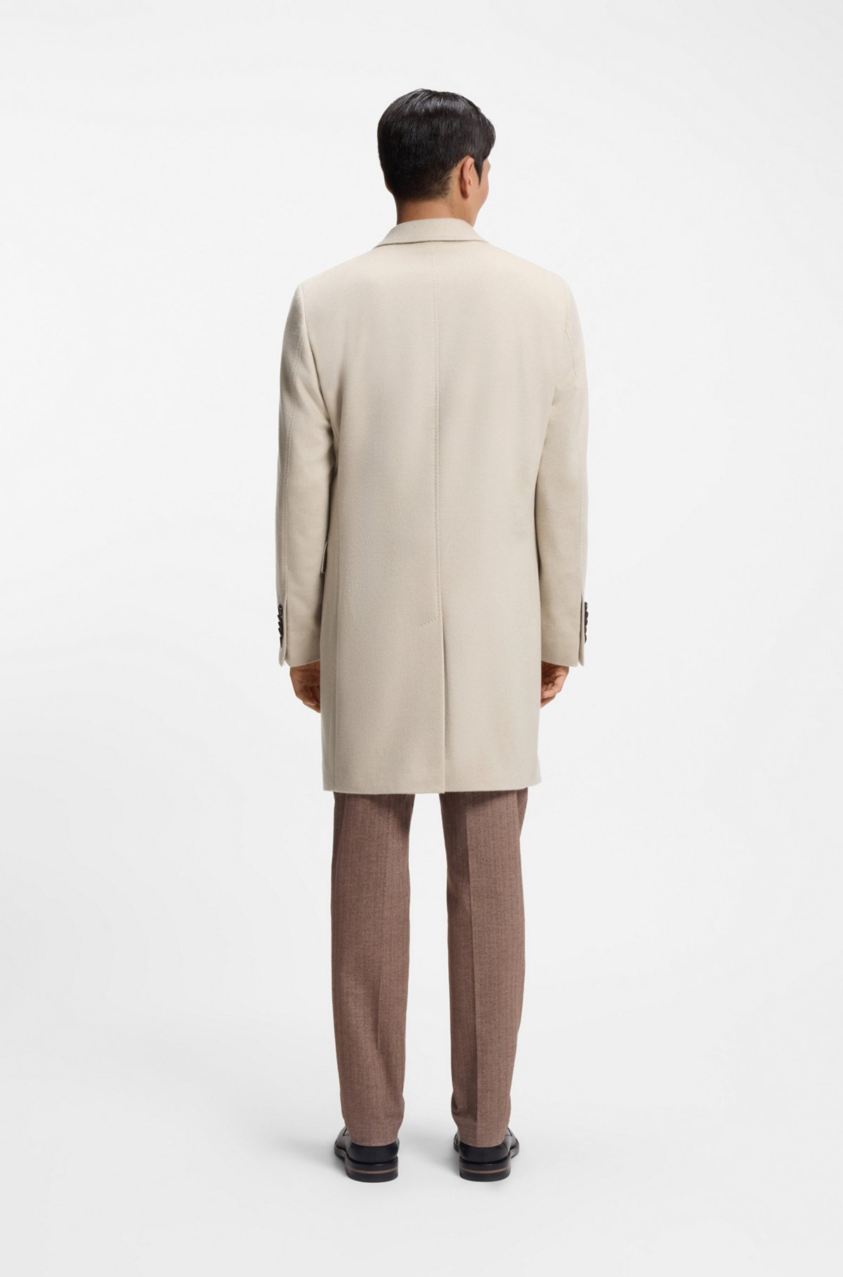 SLIM-FIT COAT IN CASHMERE - 5