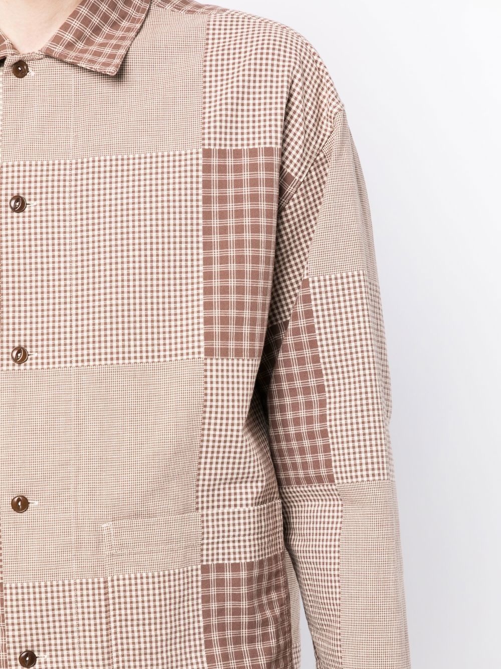 PJ checked long-sleeve shirt - 5