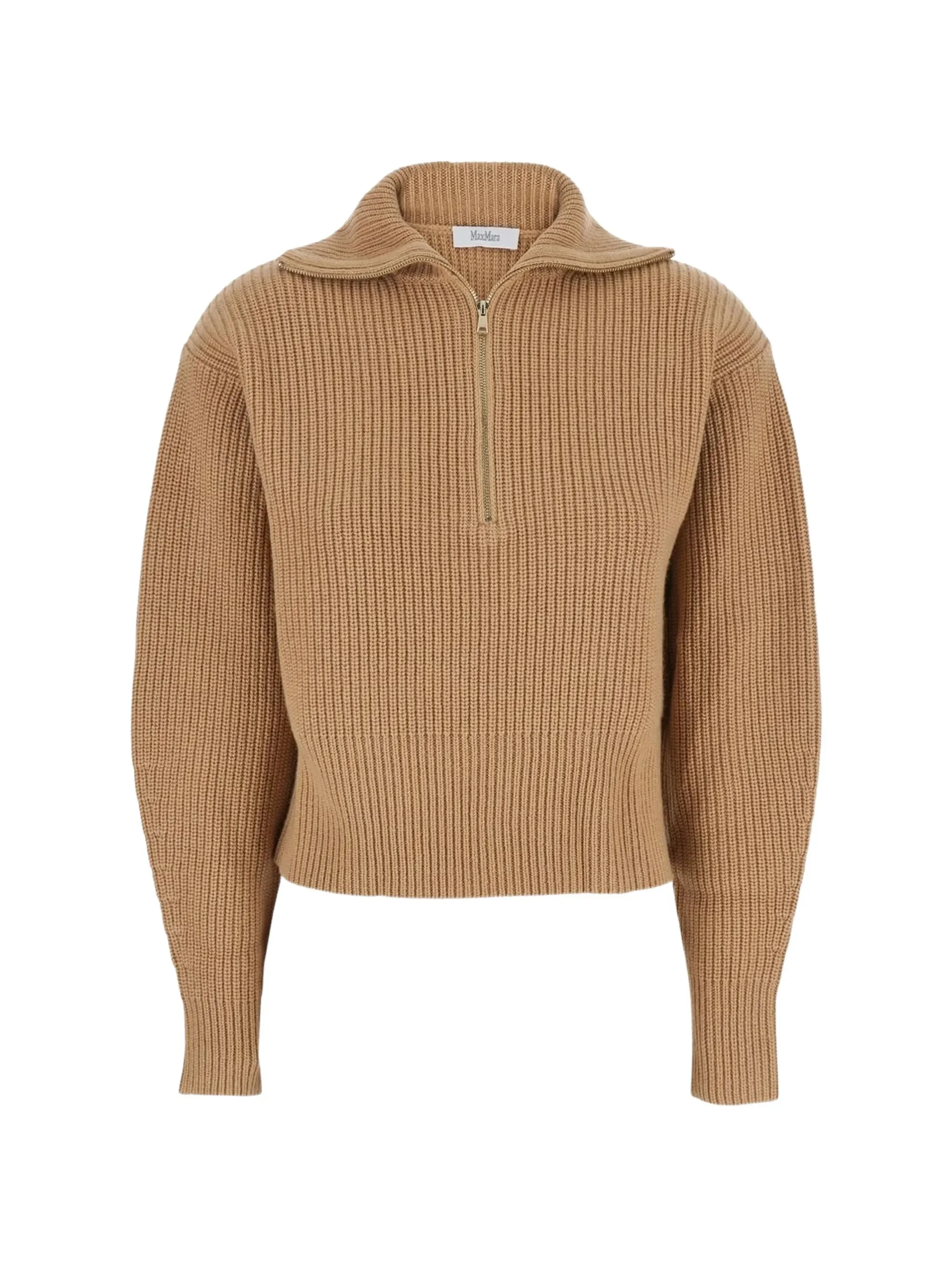 Max Mara Nadar Quarter-Zip Knitted Jumper - 1