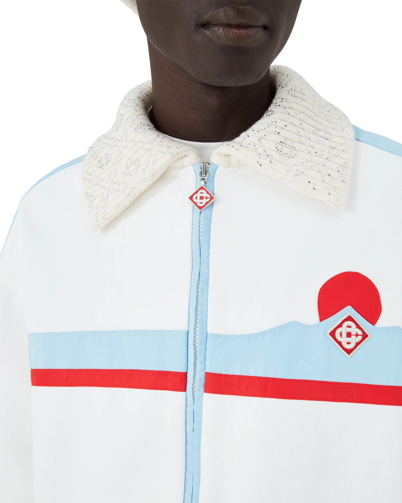 Men's Hybrid Ski Track Jacket | Casablanca Paris - 2