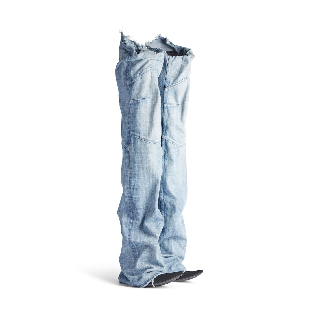 Women's New Flex 90mm Over-the-knee Boot in Black/sky Blue - 2