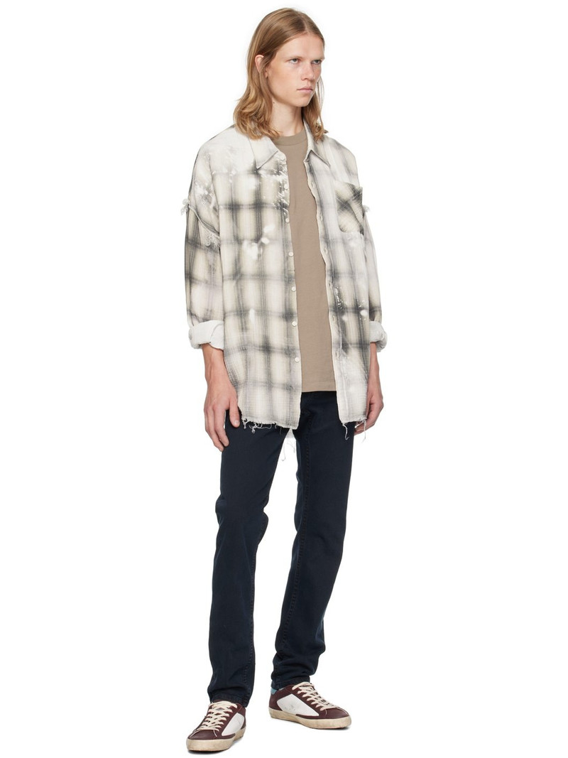 Nudie Jeans Navy Lean Dean Jeans outlook