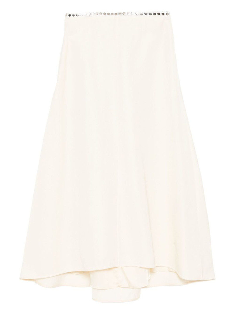 buttoned-waist skirt 1