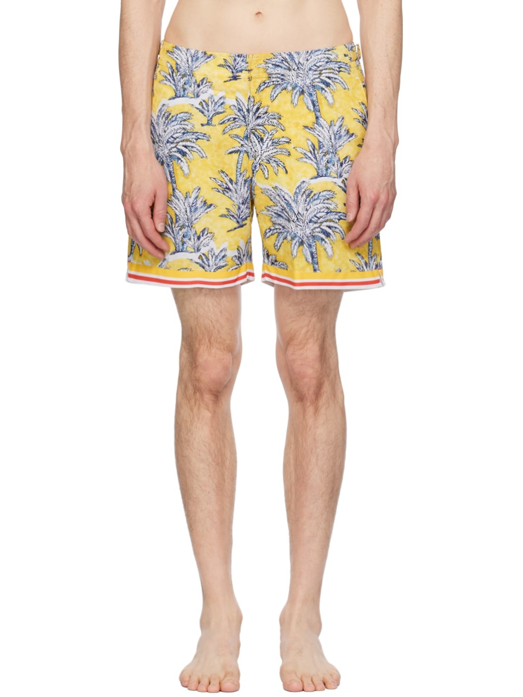 Yellow Bulldog Swim Shorts - 1