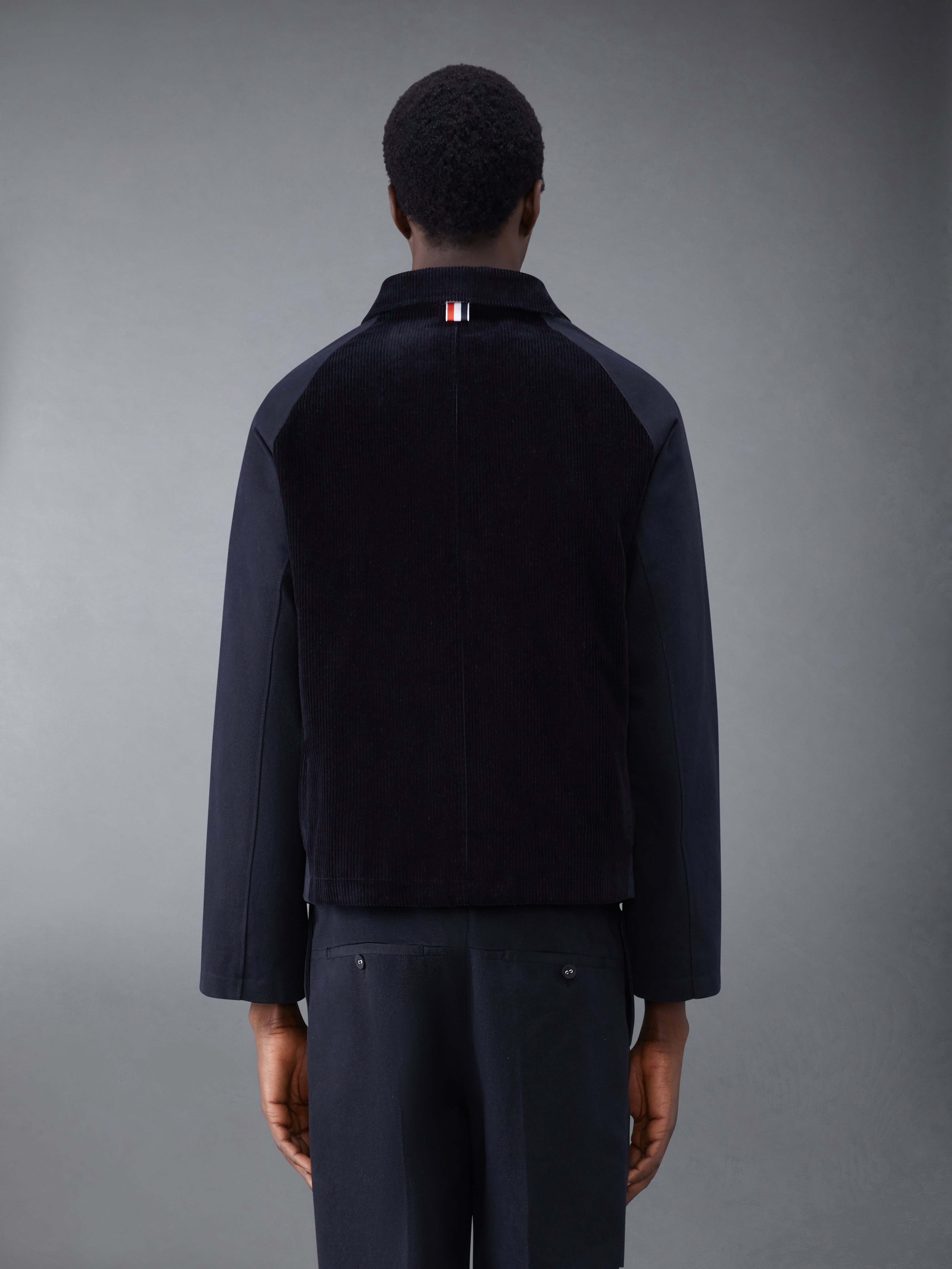 SELVEDGE DENIM CROPPED RELAXED FIELD JACKET - 2